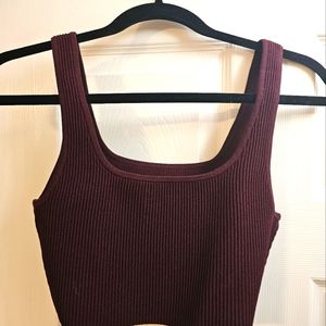 Babaton Sculpt Knit Crop S